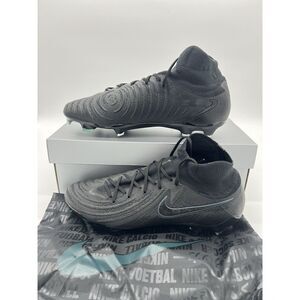 Nike Phantom Luna 2 Elite FG Mens 10 Black Deep Jungle Soccer Cleats FJ2572-002